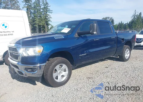 2019 Ram 1500 Big Horn/Lone Star 4X4 6'4 Box z USA, uszkodzony, nr VIN 1C6SRFMT7KN786222